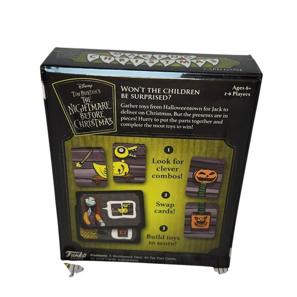 DISNEY TIM BURTON'S NIGHTMARE BEFORE CHRISTMAS CARD GAME NEW Cards Sealed FUNKO - Picture 6 of 7